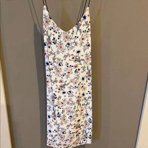 Slip dress in pale blush pink